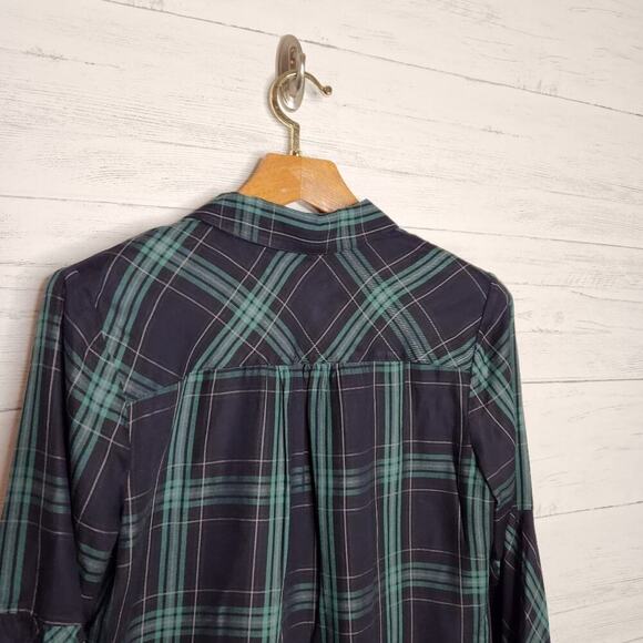 CAbi Size Medium Big Sur Plaid Button Down Top Style #3769 - Picture 8 of 11